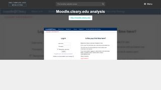 
                            6. Moodle Cleary. moodle.cleary.edu: Log in to the site