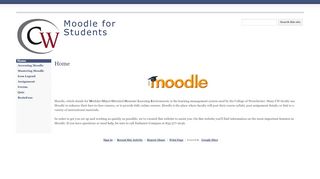 
                            8. Moodle for Students - Google Sites