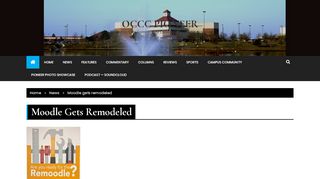 
                            8. Moodle gets remodeled – OCCC Pioneer