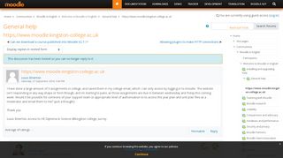 
                            2. Moodle in English: https;//www.moodle.kingston …