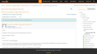 
                            4. Moodle in English: Prevent multiple Login with Same ID