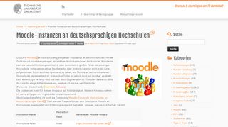 
                            10. Moodle-Instanzen an deutschsprachigen Hochschulen – E ...