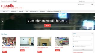 
                            2. Moodle - kunsthochschule-berlin.de