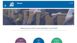 
                            1. Moodle Lernplattform der ZHAW