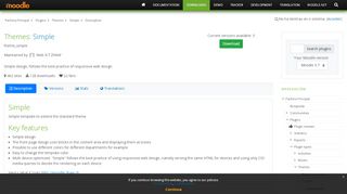 
                            2. Moodle plugins directory: Simple - Moodle.org