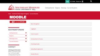 
                            3. Moodle - Southeast Missouri State University - …