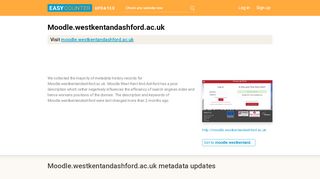 
                            8. Moodle West Kent And Ashford …