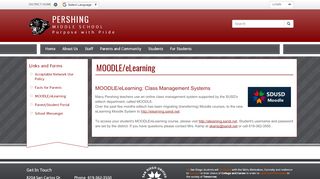 
                            7. MOODLE/eLearning | Pershing - San Diego Unified School District