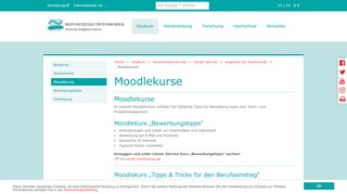 
                            1. Moodlekurse: Beuth Hochschule für Technik Berlin