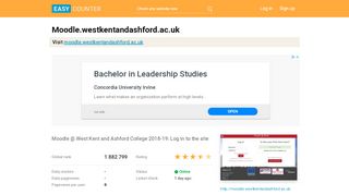 
                            7. Moodle.westkentandashford.ac.uk: Moodle - Easy …