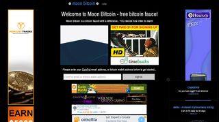 
                            2. Moon Bitcoin - Free Bitcoin Faucet