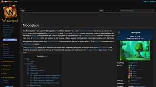 
                            6. Moonglade - Wowpedia - Your wiki guide to the World of Warcraft