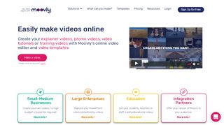 
                            9. Moovly l Online Video Editor and Video Maker for Business ...