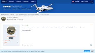 
                            5. More planes - General discussions - IPACS Aerofly Forum