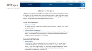 
                            4. More Services | J.P. Morgan