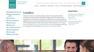 
                            2. Mortgage Lenders | North Carolina Housing Finance Agency - NCHFA