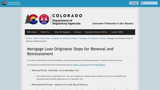 
                            4. Mortgage Loan Originator Steps for Renewal and Reinstatement ...