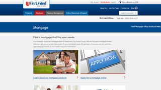 
                            4. Mortgage Products and Services :: First United Bank