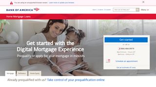 
                            2. Mortgages - Home Mortgage Loans from Bank of America
