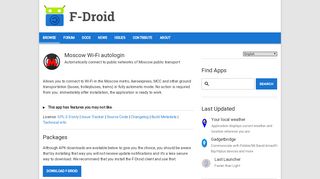 
                            6. Moscow Wi-Fi autologin | F-Droid - Free and Open Source Android ...