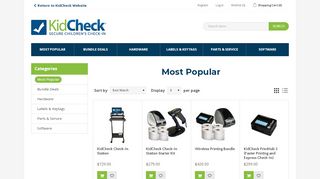 
                            5. Most Popular | KidCheck Store