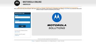 
                            3. Motorola Online Login