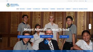 
                            1. Mount Albert Grammar School: Home