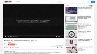 
                            8. Movilidad para tu empresa con Aspel SAE Móvil 2.0 - YouTube