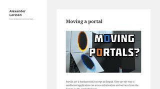 
                            4. Moving a portal – Alexander Larsson - GNOME Blogs