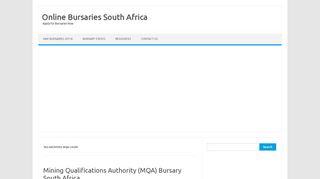 
                            6. mqa login – Online Bursaries South Africa