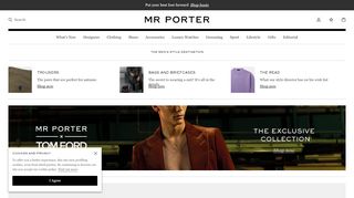 
                            9. MR PORTER: The Men's Style Destination