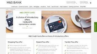 
                            3. M&S Credit Card - Apply For A Credit Card Online | M&S Bank