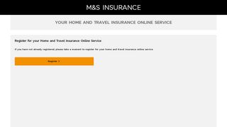 
                            9. M&S Home and travel Insurance Online. Welcome - M&S Bank