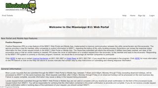 
                            7. MS Portal - Mississippi 811