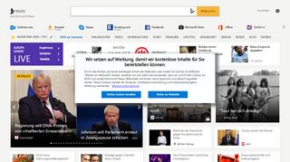 
                            6. MSN Deutschland | Nachrichten, Sport, Wetter, Hotmail ...