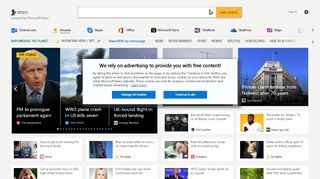 
                            7. MSN UK: Latest news, weather, Hotmail sign in, Outlook email, Bing