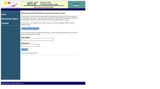 
                            9. MTLE NES Essential Academic Skills | Sign In - Longsdale Publishing
