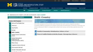 
                            3. Multi -Country | U-M LSA Center for Global and Intercultural ...