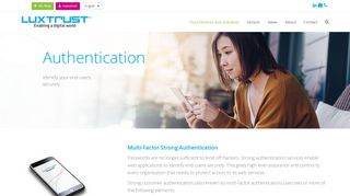 
                            7. Multi-Factor Strong Authentication Services - LuxTrust