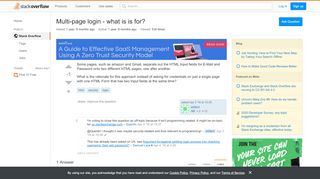 
                            6. Multi-page login - what is is for? - Stack Overflow