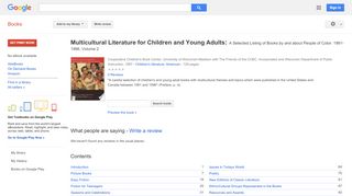 
                            6. Multicultural Literature for Children and Young Adults: A ...