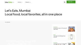 
                            7. Mumbai | Uber Eats | Blog