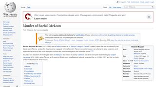 
                            7. Murder of Rachel McLean - Wikipedia