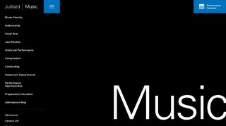 
                            5. Music at The Juilliard School