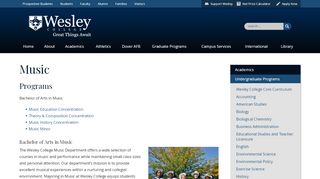 
                            3. Music | Wesley College