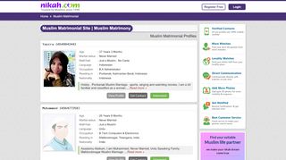 
                            7. Muslim Matrimonial Site | Muslim Matrimony - …