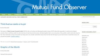 
                            7. Mutual Fund Commentary | Mutual Fund Observer - Page 11