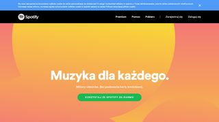 
                            5. Muzyka dla każdego - Spotify