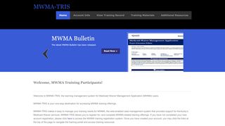 
                            6. MWMA-TRIS Training Portal