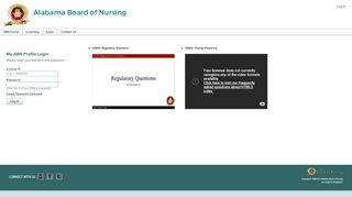 
                            4. My ABN Profile Login - Alabama Board of Nursing